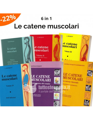 Le catene muscolari di Busquet (Da vol. 1 a vol. 6)