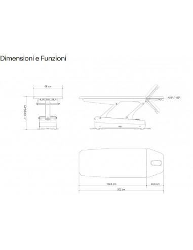 Lettino elettrico Naggura Swop 2